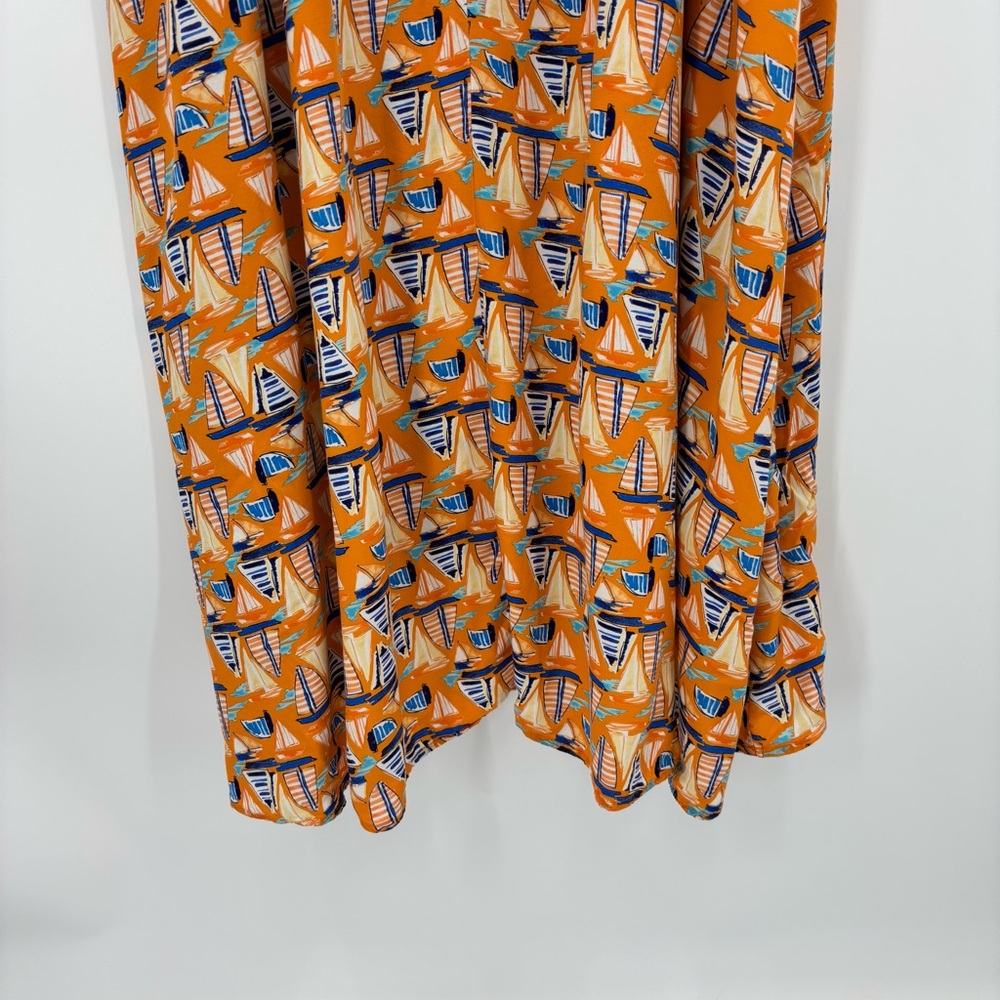 Antibes Blanc Sailboat Maxi Dress - Picture 9 of 13